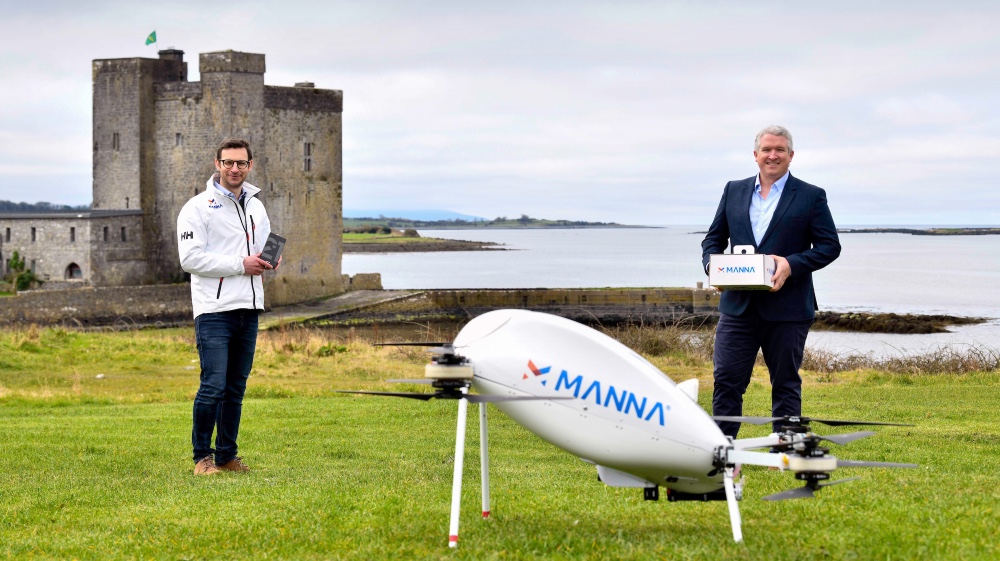 Samsung Partners With Manna To Launch Drone Delivery Service