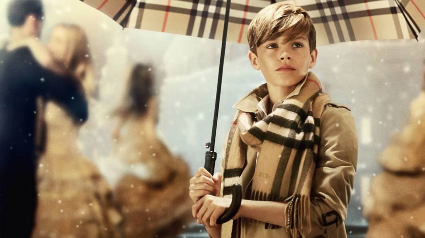 Burberry Launches First Global Festive Campaign, Starring Romeo Beckham