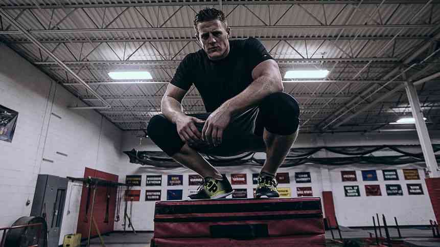 Reebok Signs New Partnership with JJ Watt; Celebrated with 5’1” Box Jump