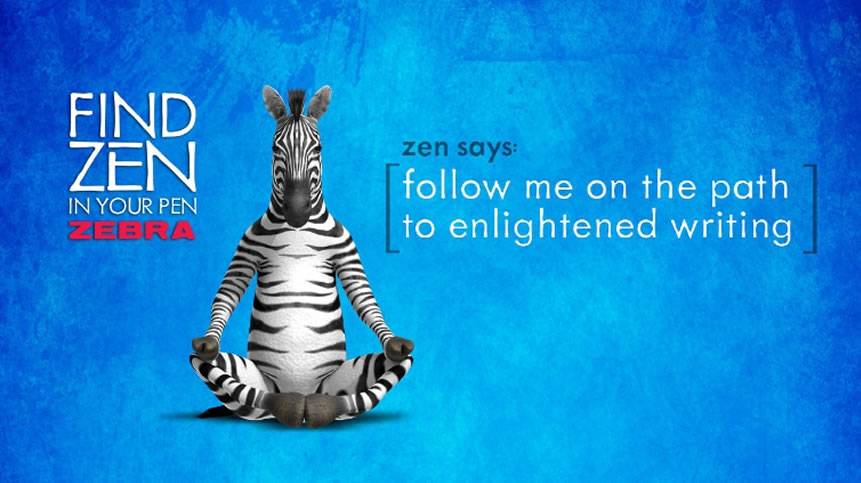 Zebra Pen’s New Branding Campaign Helps Consumers Find Zen