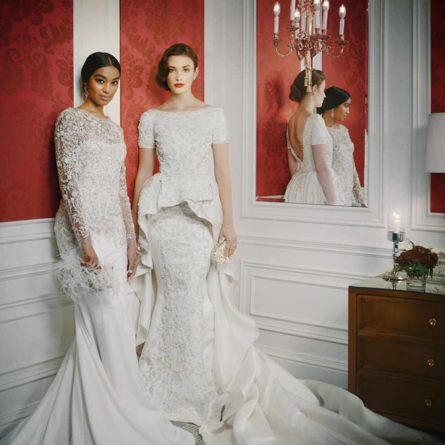 The Marchesa Bridal Capsule Collection exclusively designed for St. Regis Hotels & Resorts.