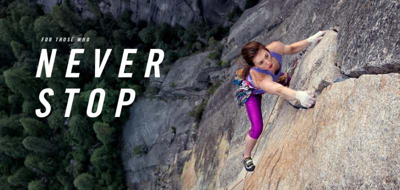 The North Face unveils first-ever global brand campaign, 'Never Stop,' to change the way people view exploration. 