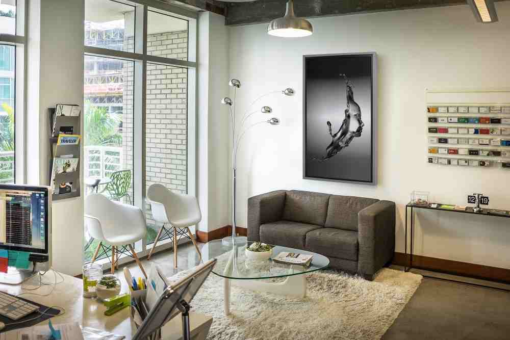 Blackdove has partnered with Samsung to develop the Blackdove Digital Canvas, which aims to bring motion art to life.