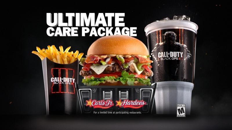 The Carl's Jr. and Hardee's 'Ultimate Care Package' combo meal.