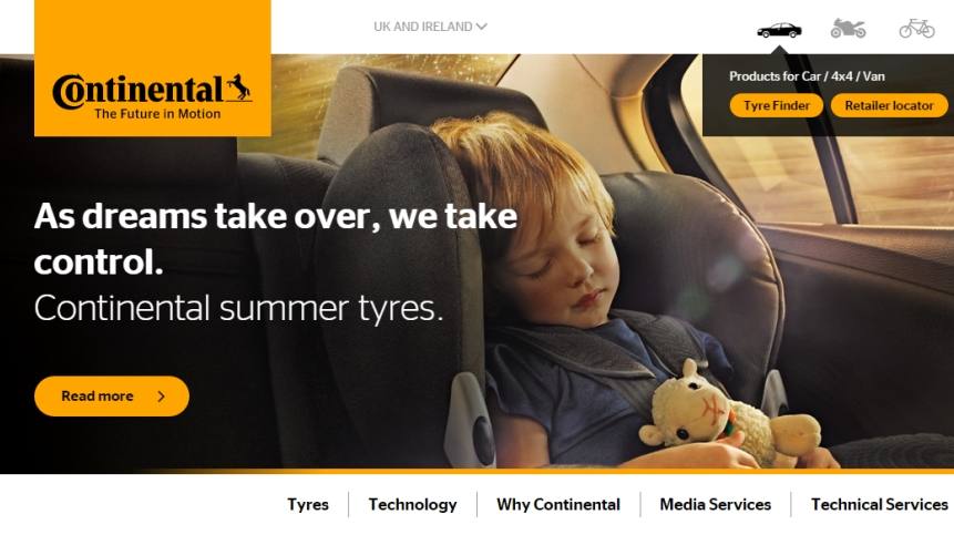 Continental Tyres Beefs Up Digital Presence for UK