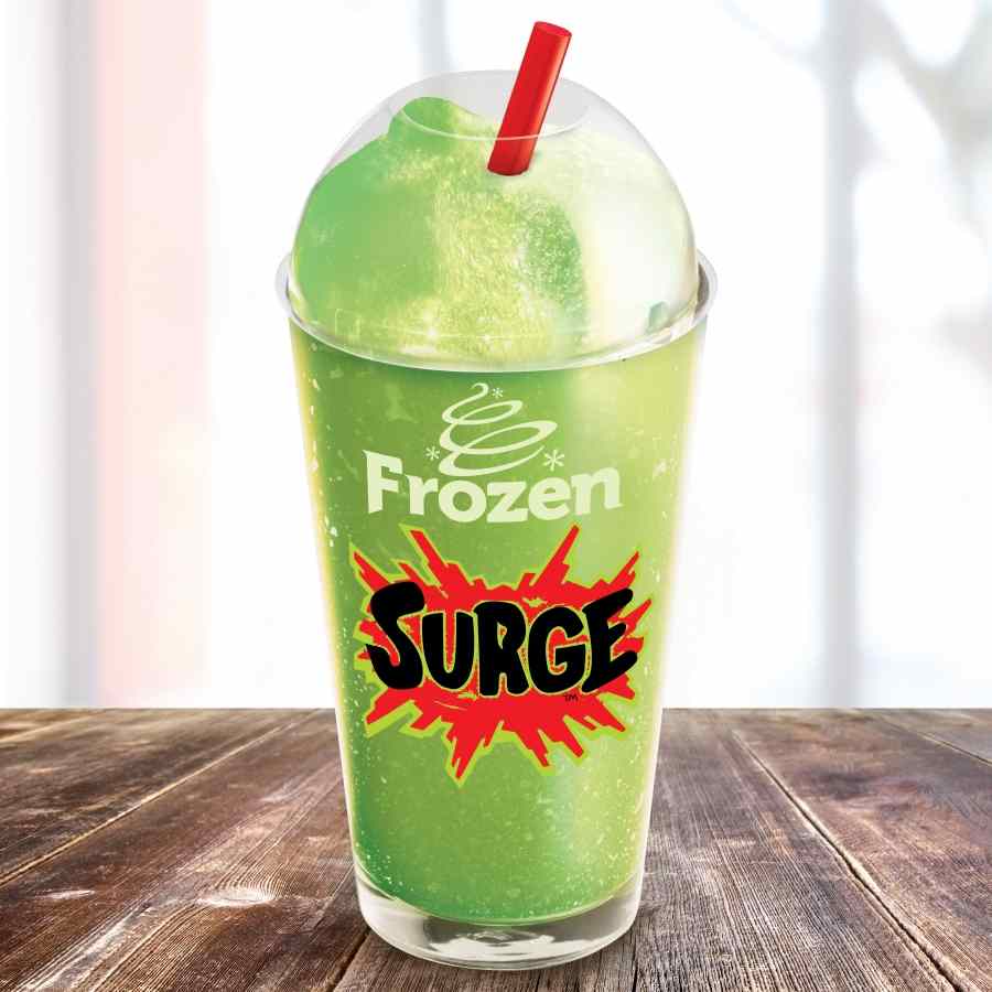 The Frozen Surge is available only at Burger King restaurants.