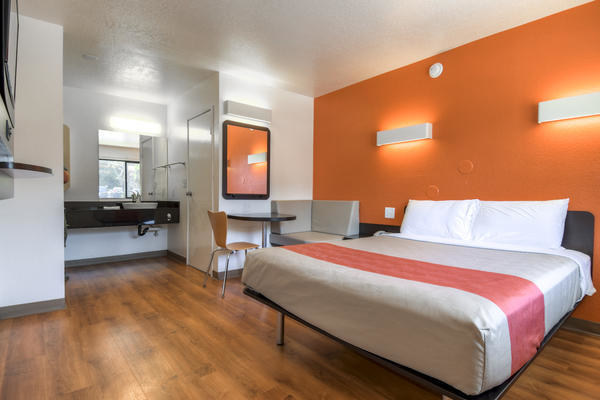 Motel 6 Phoenix Design Guest Room.