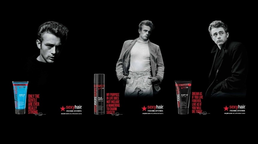 Sexy Hair Resurrects Cool with James Dean Tie-Up