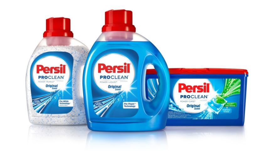 The Persil ProClean product portfolio.