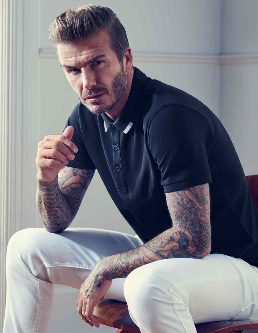 The Modern Essentials Selected By David Beckham features the style icon in the latest ad by H&M.