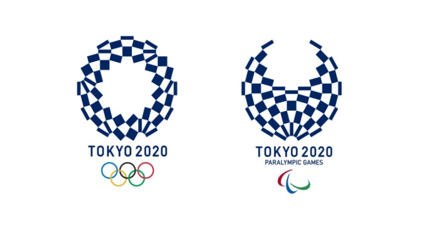 Tokyo 2020 Olympics' Harmonised Chequered Emblems.