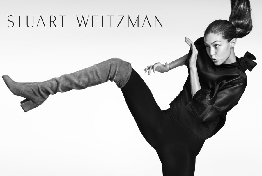 Stuart Weitzman debuts Fall campaign starring Gigi Hadid.