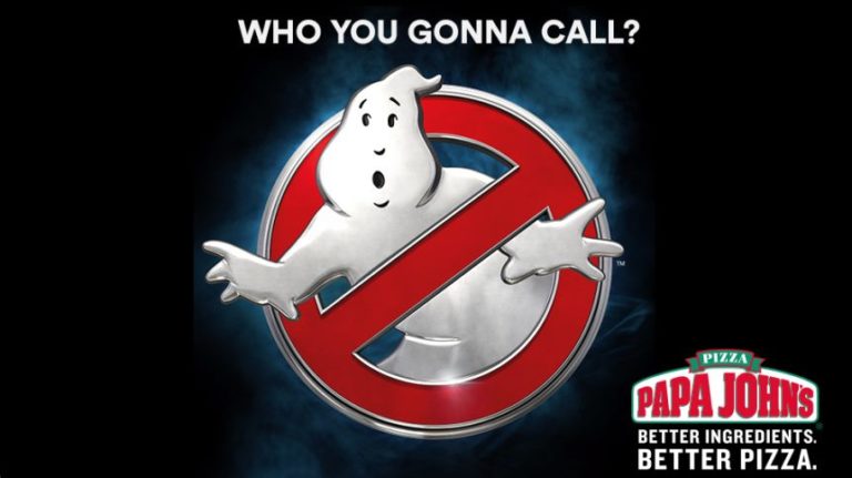 Papa John’s Calls the Ghostbusters for Film Partnership