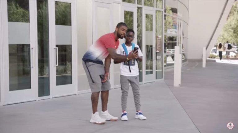 Kids Foot Locker Hits School with Kyrie Irving