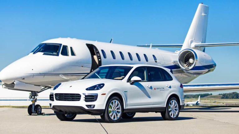 Porsche Offers Free Luxury with Delta Private Jets