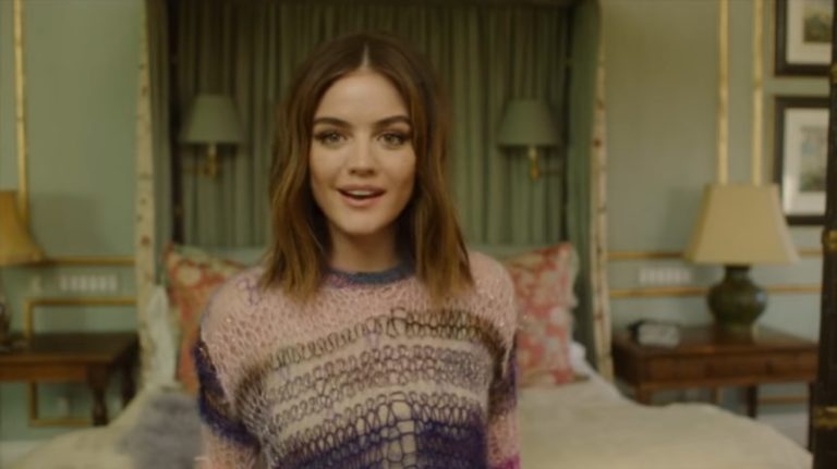 ShopBop Stars Lucy Hale in #HolidayHowTo Push