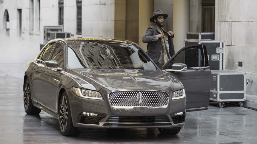 Singer-songwriter, Gary Clark Jr, with the 2017 Lincoln Continental. 