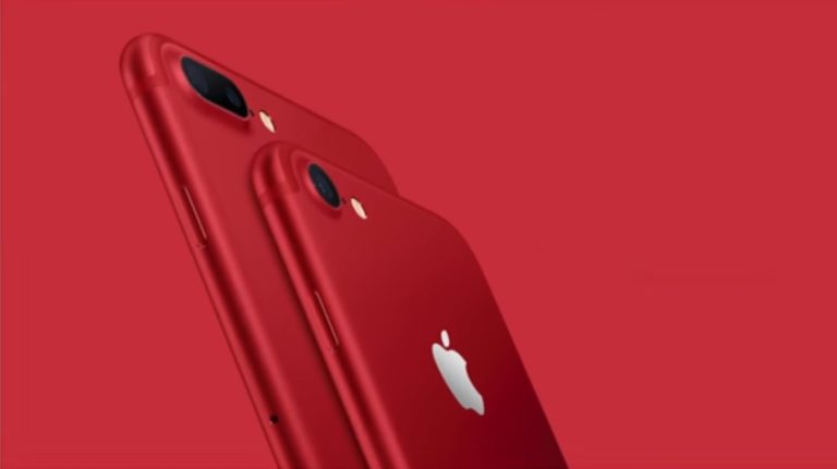 Apple Paints iPhone 7 and 7 Plus Red to Combat AIDS