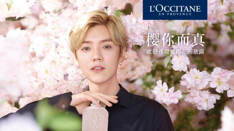 Luhan is brand ambassador for L’Occitane China