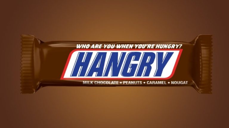 Snickers Calls Hunger Names with 29 Unique Bars