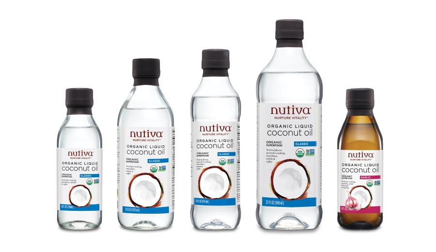 The latest Organic Liquid Coconut Oils from Nutiva: Classic and Garlic. 