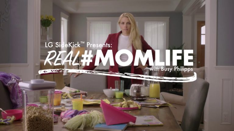LG Electronics Ad Features Busy Phillips in Real #MomLife