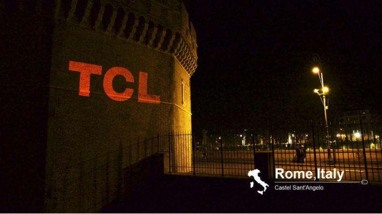 TCL Launches Advertising Campaign at Four Landmarks in Rome