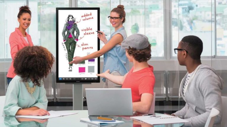 Sharp Expands Interactive Line of Touch Screen Displays