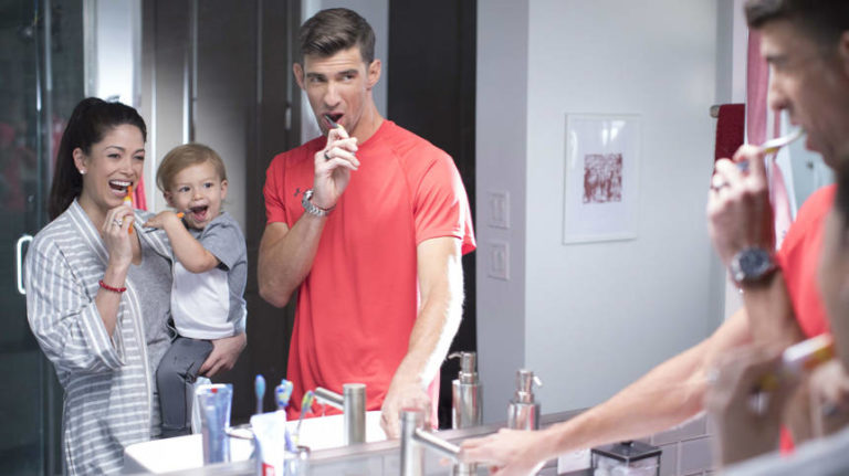 Colgate and Michael Phelps Continue Save Water Message for Earth Day