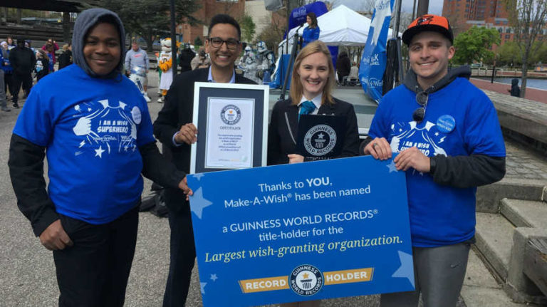 Make-A-Wish Sets Guinness World Records Title