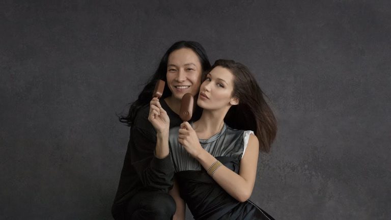 Bella Hadid and Alexander Wang Join Magnum Campaign in Cannes