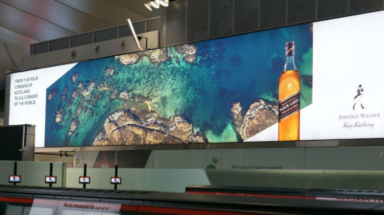 Johnnie Walker Set to Captivate Travellers in Heathrow and Edinburgh Airports