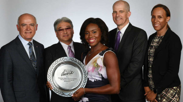 Simone Manuel Wins Honda Cup and Named Collegiate Woman Athlete of the Year