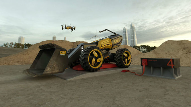 Volvo and LEGO Team Up with Children to Create Futuristic Wheel Loader