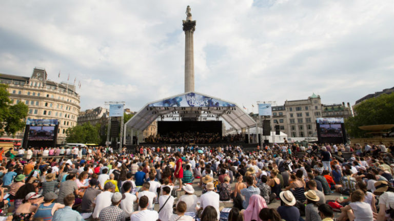 BMW Classics Transformed Trafalgar Square for People’s Concert