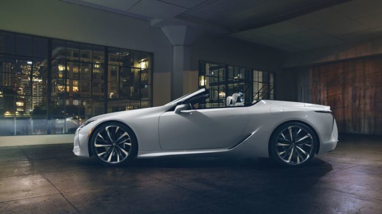Lexus Lifts LC Coupe with Convertible Concept