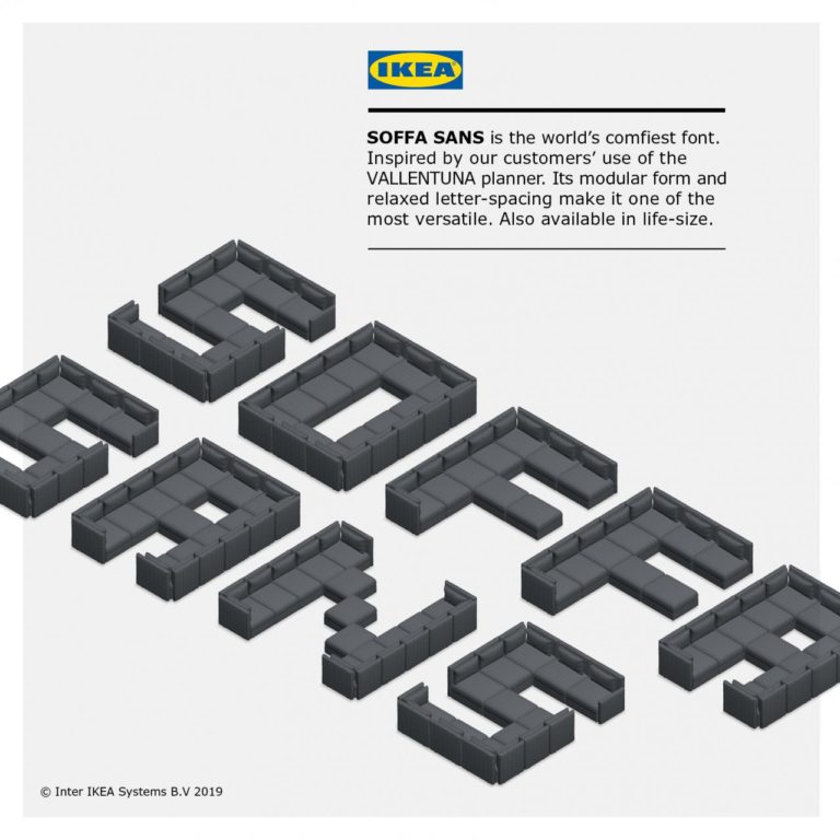 IKEA creates own font