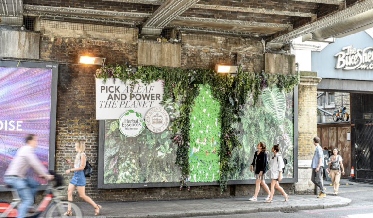 Herbal Essences plants wildflower billboard