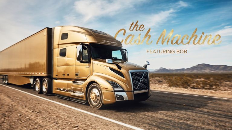 Volvo unveils gilded cash machine rig that lets you live your dreams