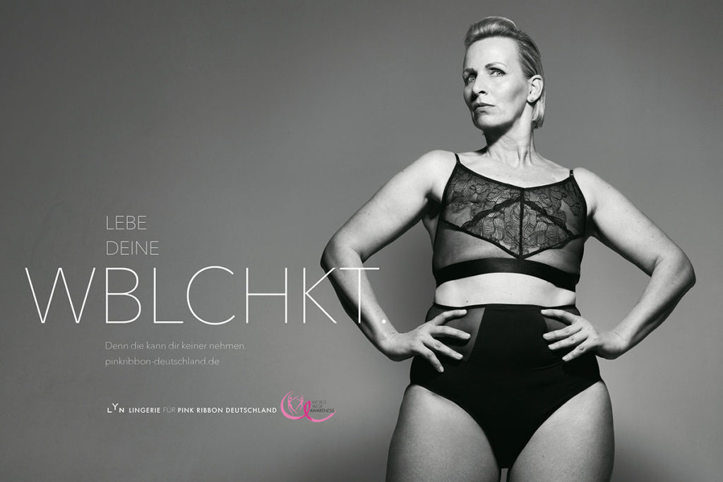 BBDO Düsseldorf : Pink Ribbon Germany : LYN campaign photographed by Rankin 2