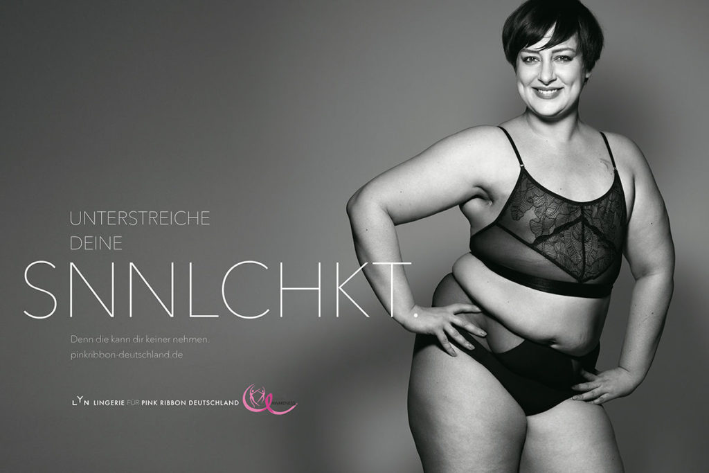 BBDO Düsseldorf : Pink Ribbon Germany : LYN campaign photographed by Rankin 3