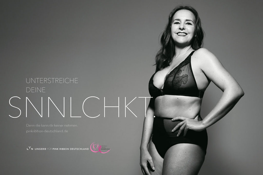 BBDO Düsseldorf : Pink Ribbon Germany : LYN campaign photographed by Rankin 4