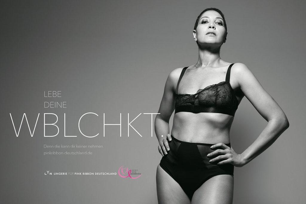 BBDO Düsseldorf : Pink Ribbon Germany : LYN campaign photographed by Rankin 5