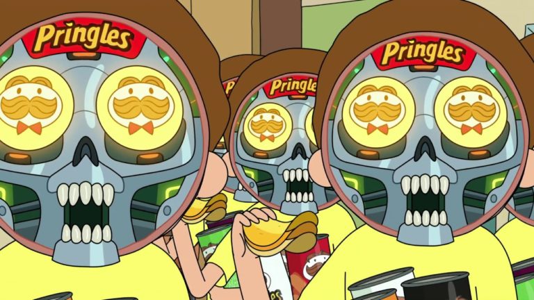 Pringles successfully traps ‘Rick and Morty’ in 2020 Big Game Ad