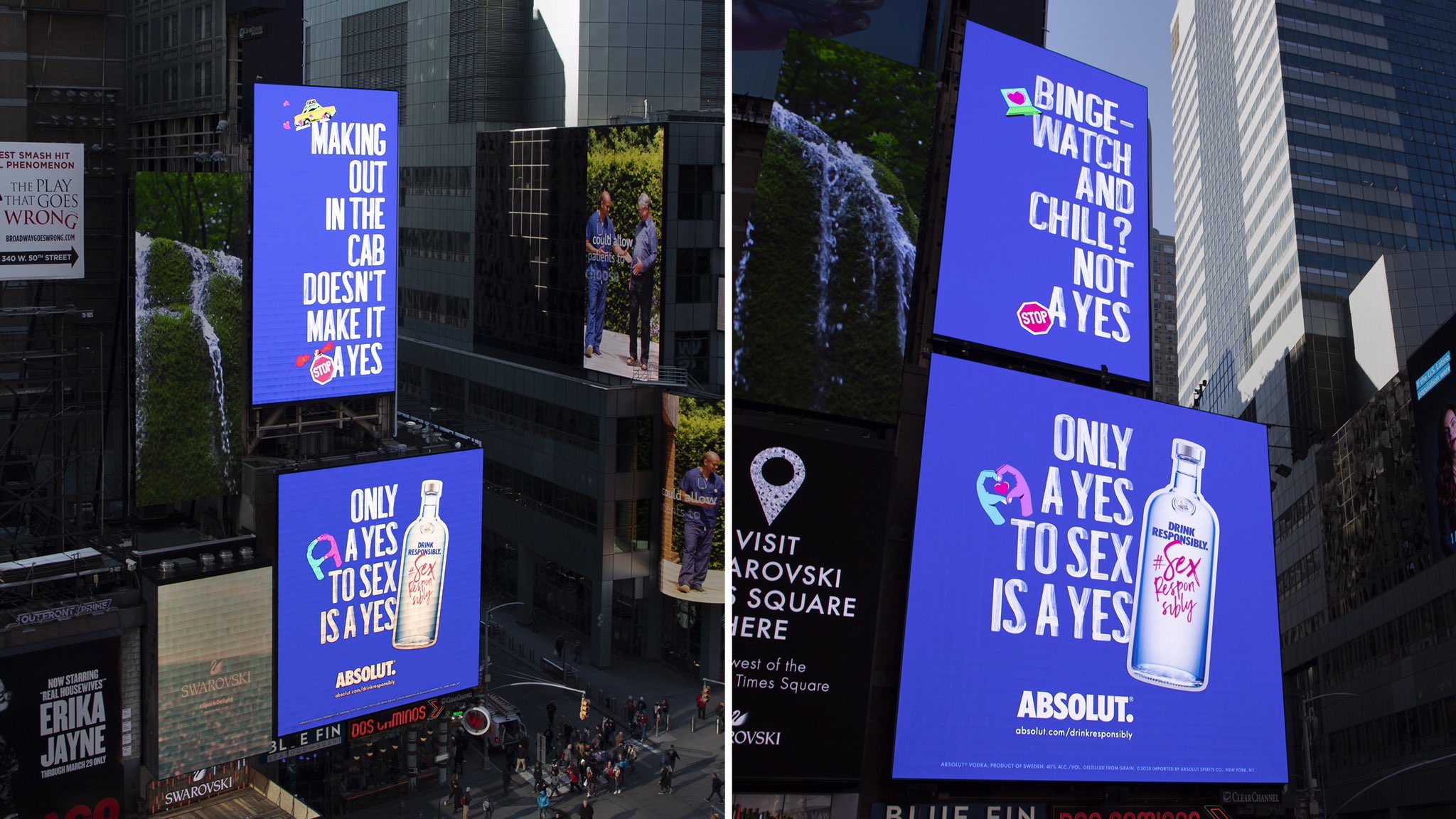 Absolut Vodka launches Drink Responsibly. #SexResponsibly campaign highlighting consent in sex