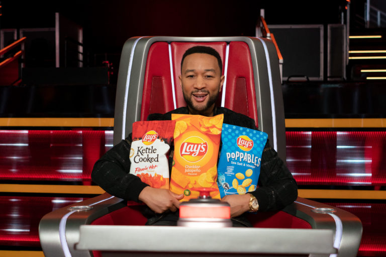 Lay’s partners The Voice and John Legend to debut team of flavours