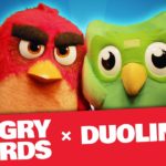 Red and Duo team up in an Angry Birds x Duolingo crossover