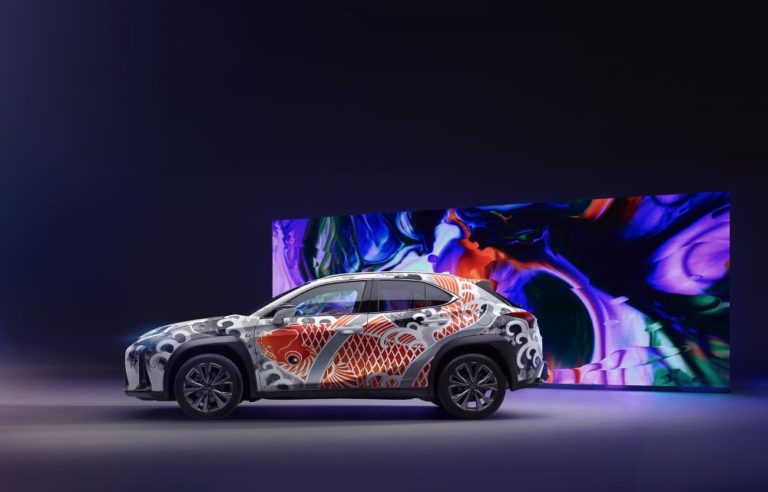 Lexus celebrates Japanese artistry with the world’s first tattooed car