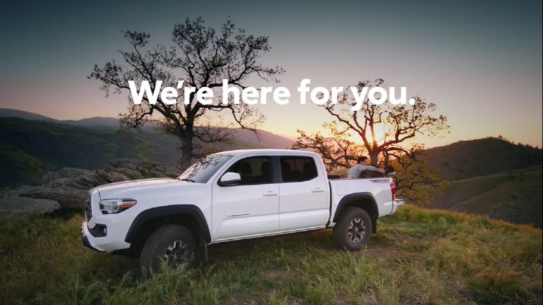 Toyota responds to COVID-19 with latest ad We Are Here For You