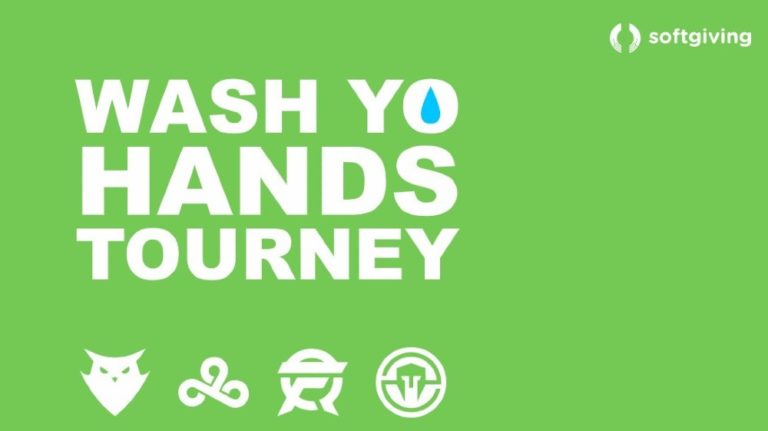 Softgiving supports online charity stream, Wash Yo Hands Tourney